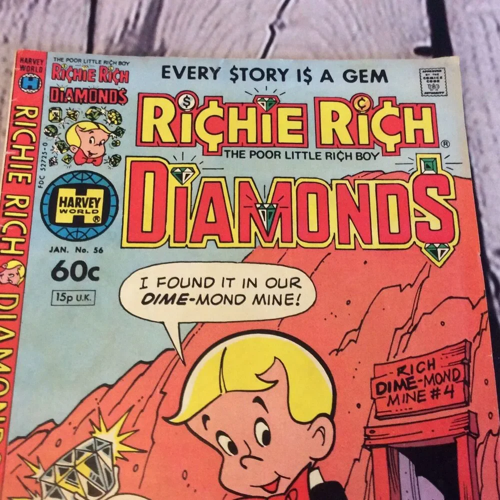 Richie Rich Diamonds #56 ~Harvey World Comics 1982